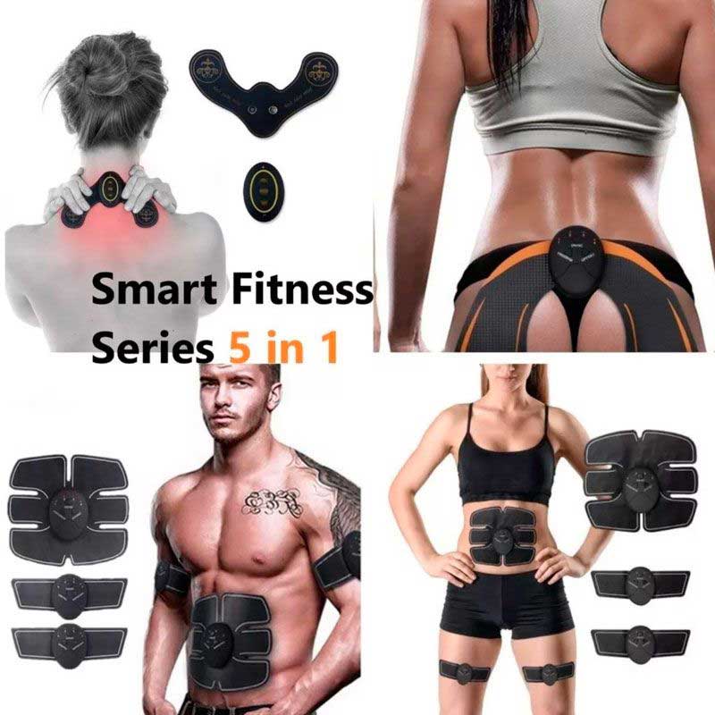 Electro estimulador muscular 5 en 1 - Smart fitness – acdishop